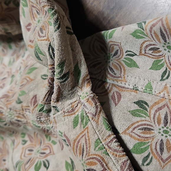 Floral Leather Jacket - Picture 16 of 16